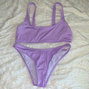Lavender bikini set